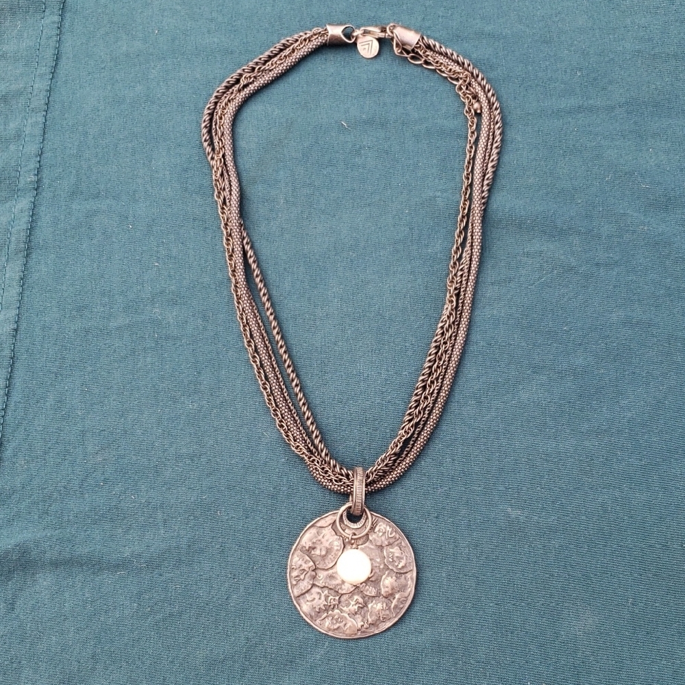 Elegant 925 Silpada Silver Pendant Necklace